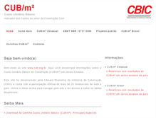 Tablet Screenshot of cub.org.br
