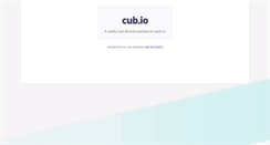 Desktop Screenshot of cub.io