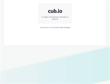 Tablet Screenshot of cub.io